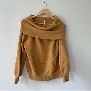 Super Soft Free People Mustard Sweater